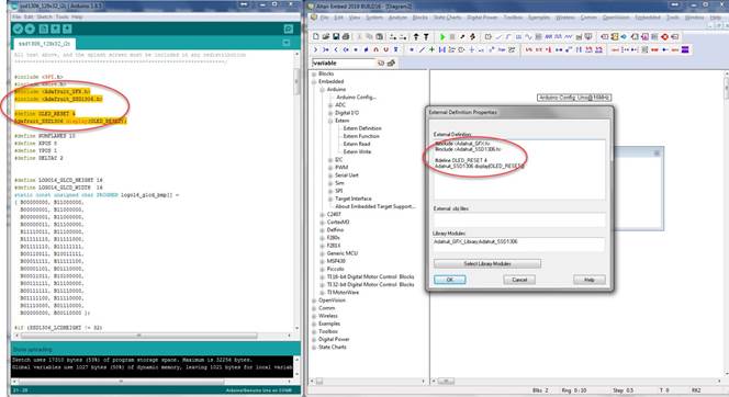 ArduinoExample2 ArduionEmbedsidebyside windowsAdd code to ExternDefinition db