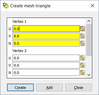 Creating a Mesh Triangle