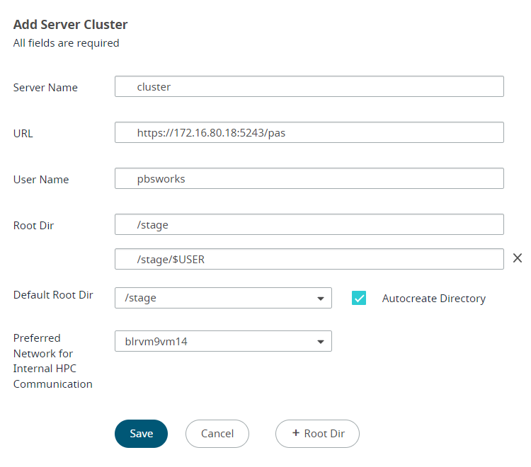 Adding Multiple Root Directories