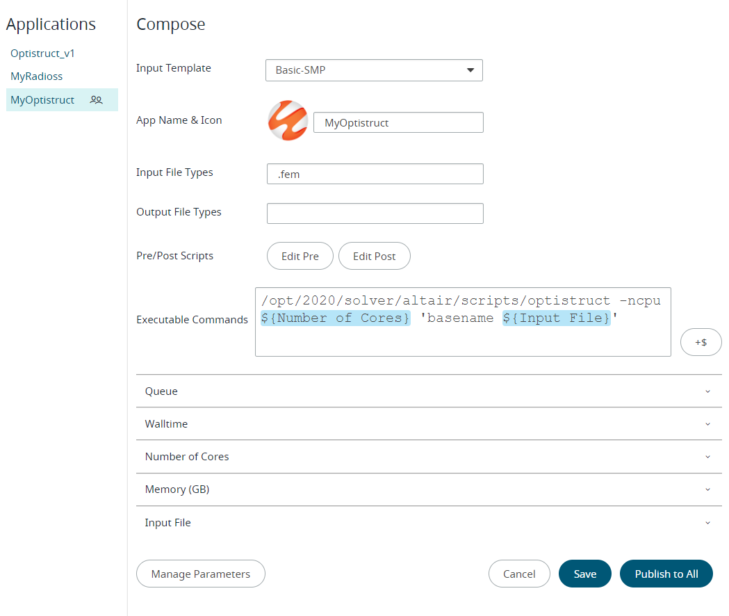 Application Definition Published