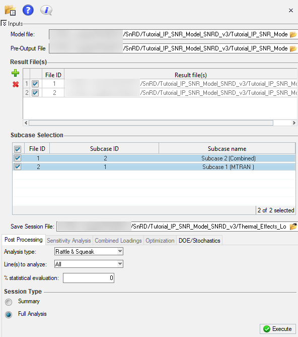 SnRD Post Processing Tutorial
