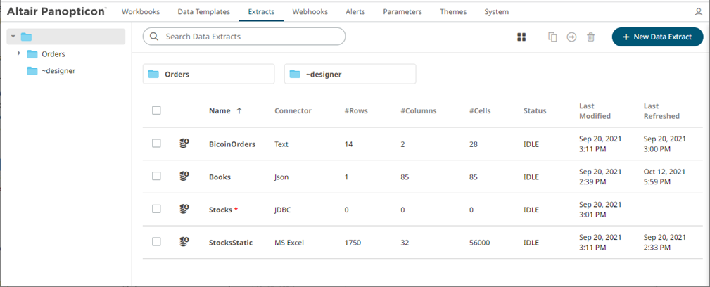 Altair Panopticon Real Time Installation and Reference Help - Folders ...