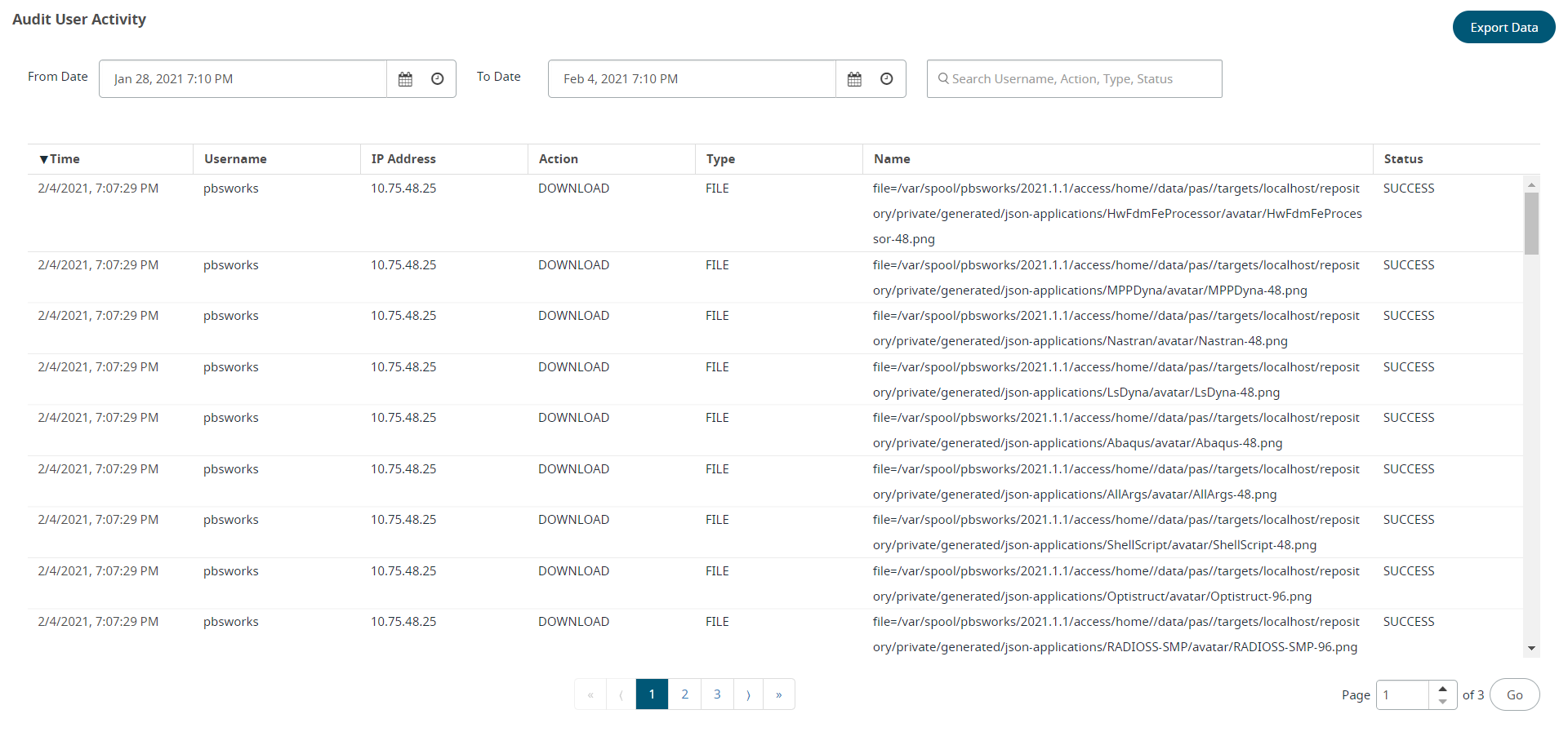 Audit User Activity