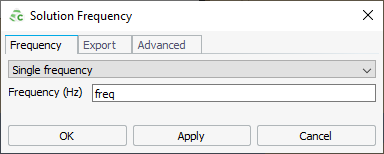 Setting the Simulation Frequency