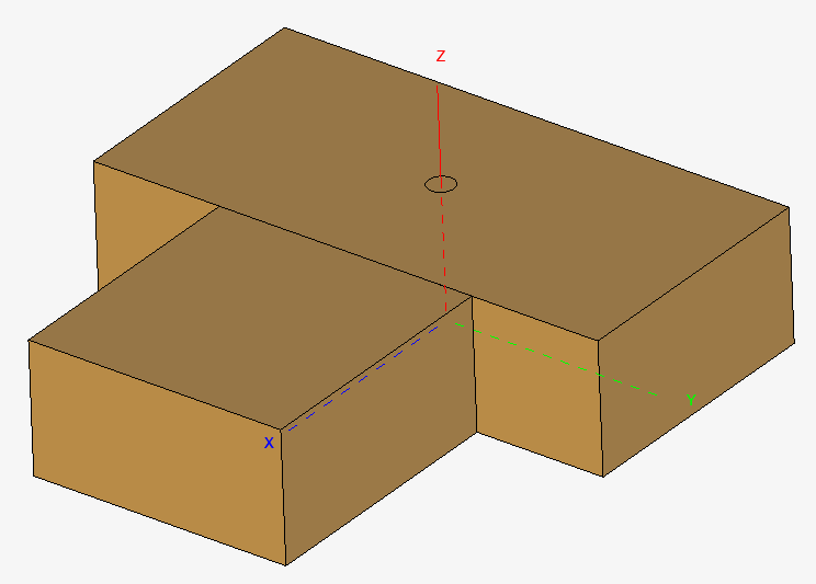 Waveguide Radiating Pin Creating the Waveguide Sections