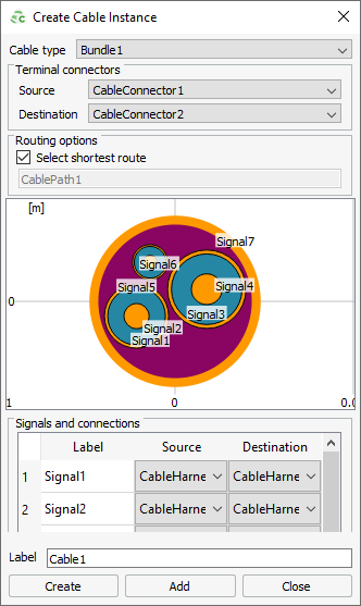 Defining a Cable Instance