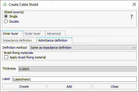 Creating a Braided Cable Shield Layer (Kley)