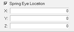Spring Fixed Eye Leaf Ends