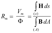 Transition from field quantities to flow- and across variables