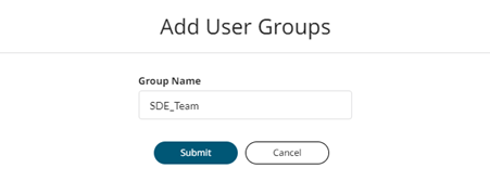 Add User Group