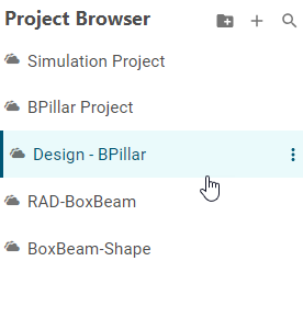 Project Browser