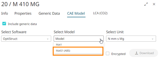 Optistruct CAE Model Data