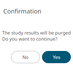 Purge Study Result Confirmation