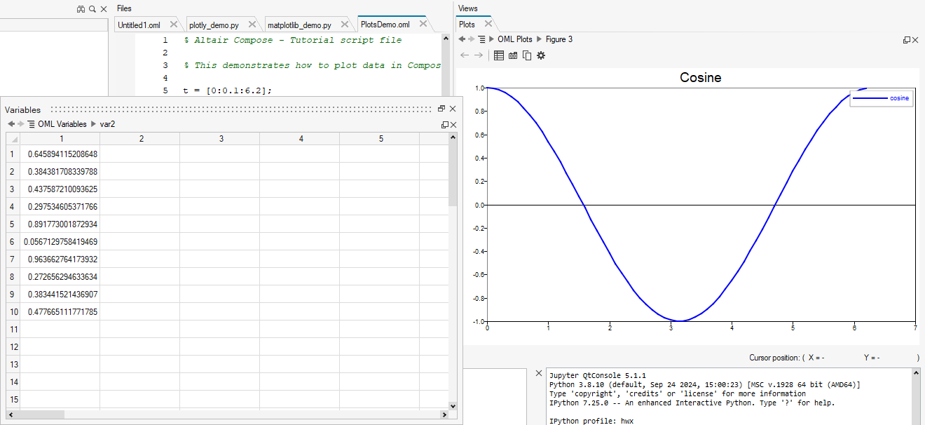 Variables Tab Undocked from Views Browser