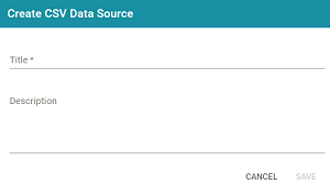 CSV Data Source