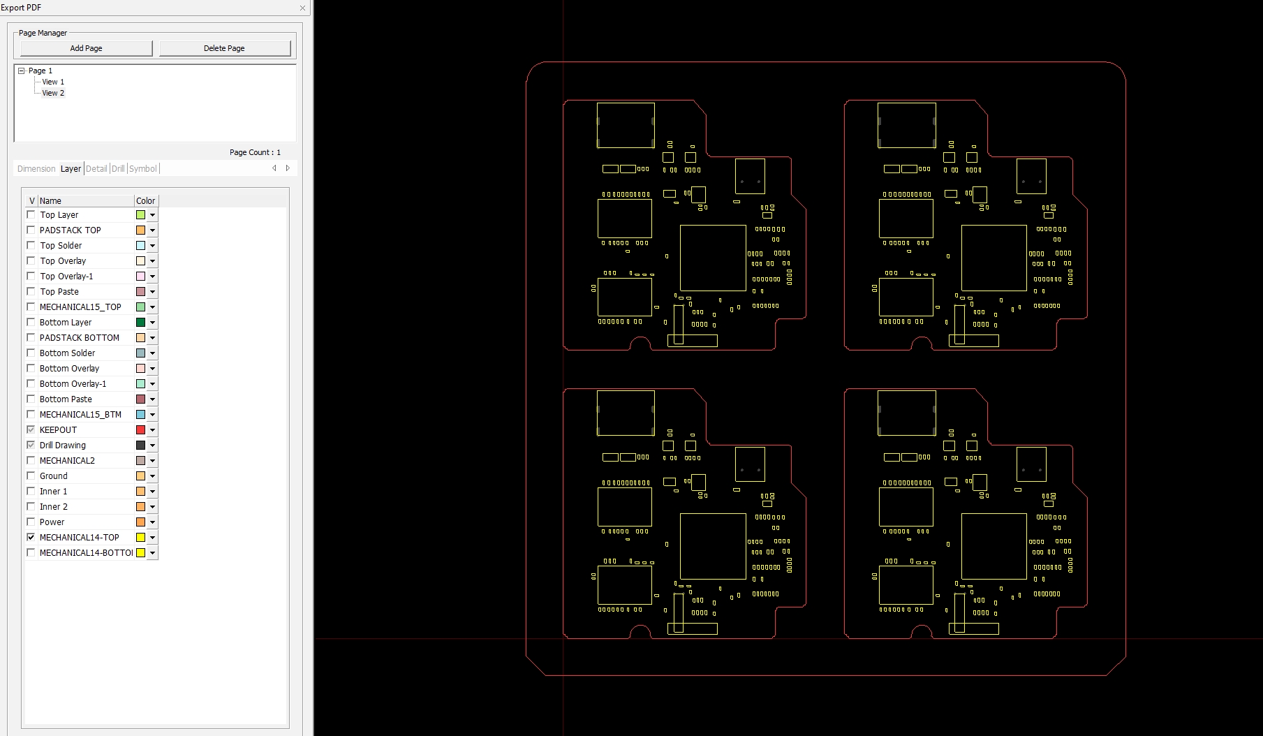 Export PDF