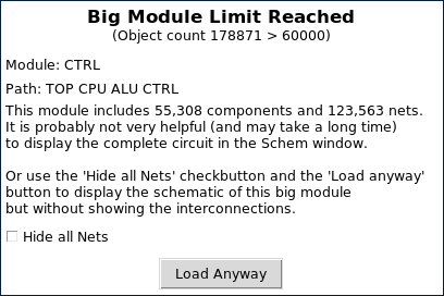 Big Module Warning